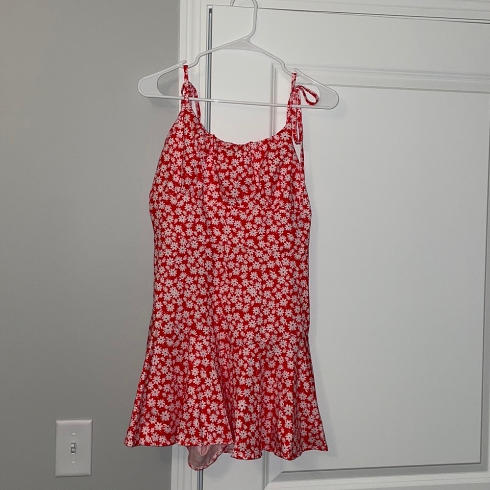 Womens medium floral romper